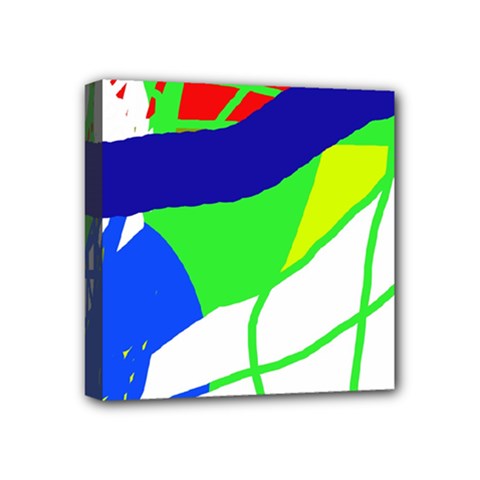 Colorful Abstraction Mini Canvas 4  X 4  by Valentinaart