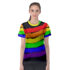 Rainbow Women s Sport Mesh Tee