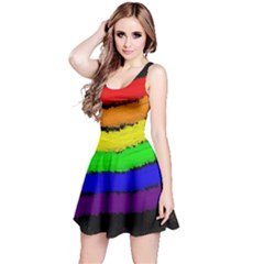 Rainbow Reversible Sleeveless Dress