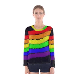 Rainbow Women s Long Sleeve Tee