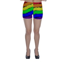 Rainbow Skinny Shorts