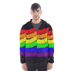 Rainbow Hooded Wind Breaker (Men)