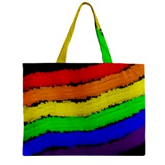 Rainbow Zipper Mini Tote Bag