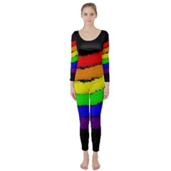 Rainbow Long Sleeve Catsuit