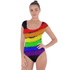 Rainbow Short Sleeve Leotard 