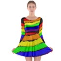 Rainbow Long Sleeve Skater Dress View1