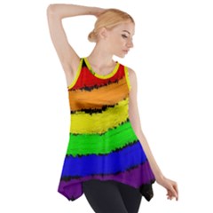 Rainbow Side Drop Tank Tunic