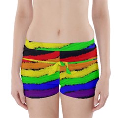 Rainbow Boyleg Bikini Wrap Bottoms