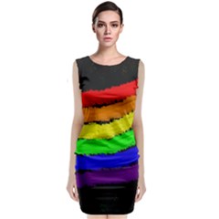 Rainbow Classic Sleeveless Midi Dress