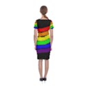 Rainbow Classic Short Sleeve Midi Dress View2