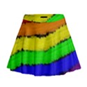 Rainbow Mini Flare Skirt View1