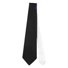 Deep Blue Abstraction Neckties (one Side) 