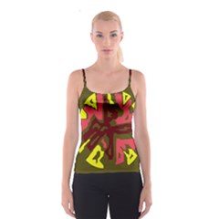 Abstraction Spaghetti Strap Top by Valentinaart