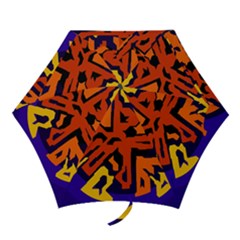 Orange Ball Mini Folding Umbrellas by Valentinaart