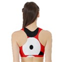 Number eight Sports Bra with Border View2