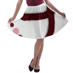 Number Nine A-line Skater Skirt by Valentinaart