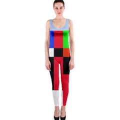 Colorful Abstraction Onepiece Catsuit by Valentinaart