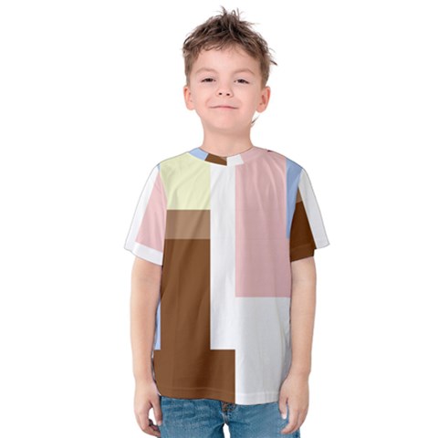 Colorful Abstraction Kid s Cotton Tee by Valentinaart