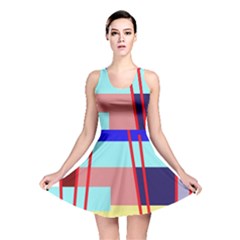 Abstract Landscape Reversible Skater Dress by Valentinaart