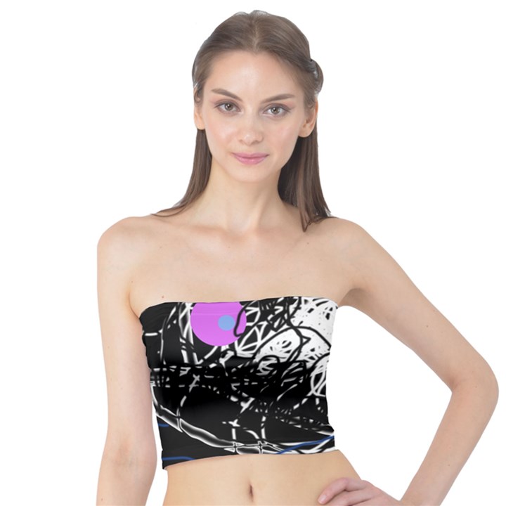 Neon fish Tube Top