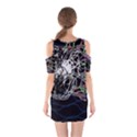 Neon fish Cutout Shoulder Dress View2