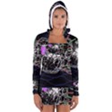 Neon fish Women s Long Sleeve Hooded T-shirt View1