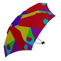 Colorful abstract design Mini Folding Umbrellas View2