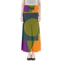 Geometric Abstraction Maxi Skirts by Valentinaart