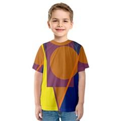 Geometric abstract desing Kid s Sport Mesh Tee