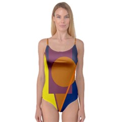 Geometric abstract desing Camisole Leotard 