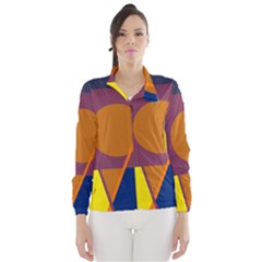 Geometric abstract desing Wind Breaker (Women)