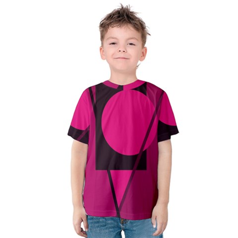 Decorative Geometric Design Kid s Cotton Tee by Valentinaart