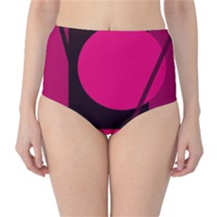 Decorative Geometric Design High-waist Bikini Bottoms by Valentinaart