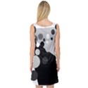 Gray decorative dots Sleeveless Satin Nightdress View2