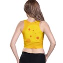 Abstract sun Racer Back Crop Top View2