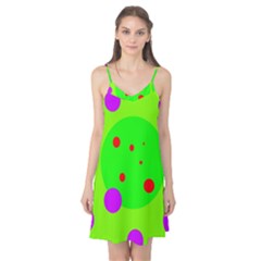 Green and purple dots Camis Nightgown