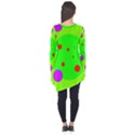 Green and purple dots Long Sleeve Tunic  View2