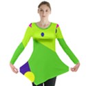 Colorful abstract design Long Sleeve Tunic  View1