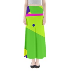 Colorful Abstract Design Maxi Skirts