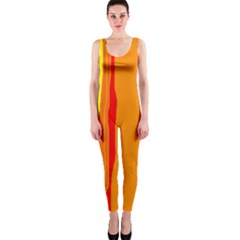 Hot Colorful Lines Onepiece Catsuit by Valentinaart