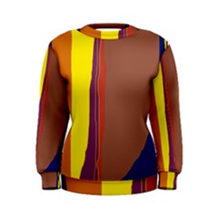 Colorful Lines Women s Sweatshirt by Valentinaart