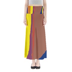 Colorful Lines Maxi Skirts