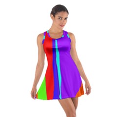 Colorful Decorative Lines Racerback Dresses