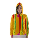 Colorful lines Hooded Wind Breaker (Women) View1