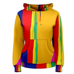 Colorful Lines Women s Pullover Hoodie by Valentinaart