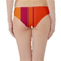 Orange lines Hipster Bikini Bottoms View2