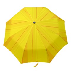 Yellow Lines Folding Umbrellas