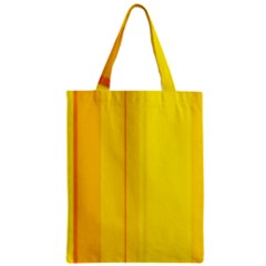 Yellow Lines Zipper Classic Tote Bag