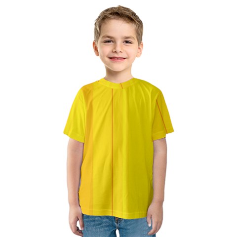 Yellow Lines Kid s Sport Mesh Tee by Valentinaart