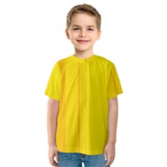 Yellow Lines Kid s Sport Mesh Tee